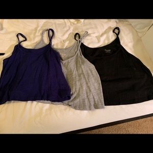 3 crop tank tops!